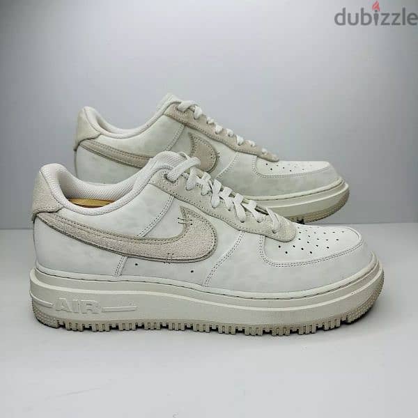 Nike Air Force 1 Luxe Mens Size 8 US Triple White Leather Sneaker 6