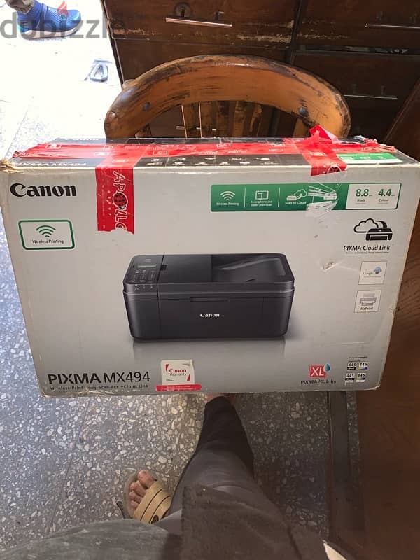 CANON PIXMA MX 494بلنتر وي طابعه 4