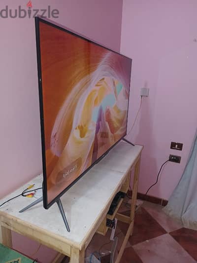 شاشة شارب سمارت بدون فريم اندرويد  ultra hd 4k