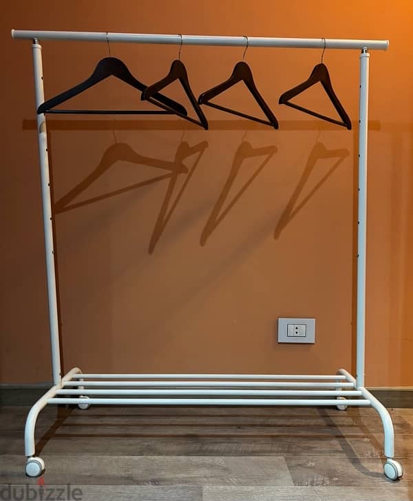 IKEA Clothing rack RIGGA شماعة حامل ملابس إكيا علاقة 0