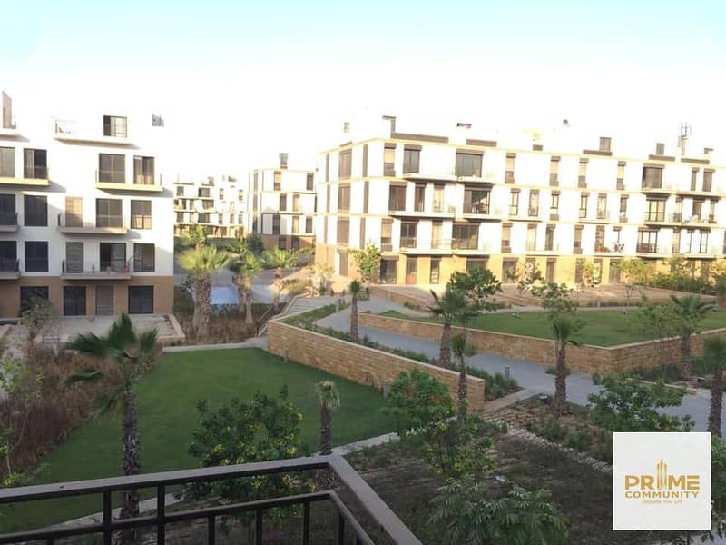 Amazing Apartment 200 sqm in unique location view Landscape in courtyard (Weston) Sodic Zayed city for sale 3 bedrooms 0