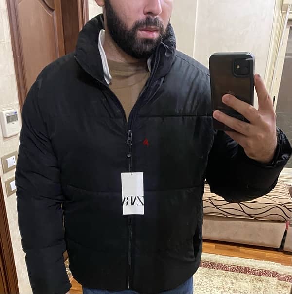 zara jacket for men size XL جاكت زارا رجالي 1