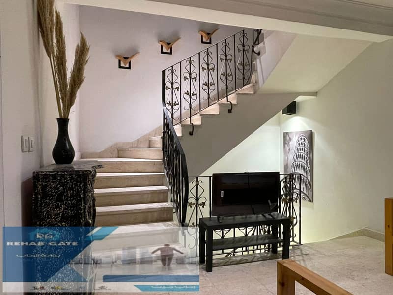 Luxury villa for sale, furnished, in Al-Rehab Compound, New Cairo 0