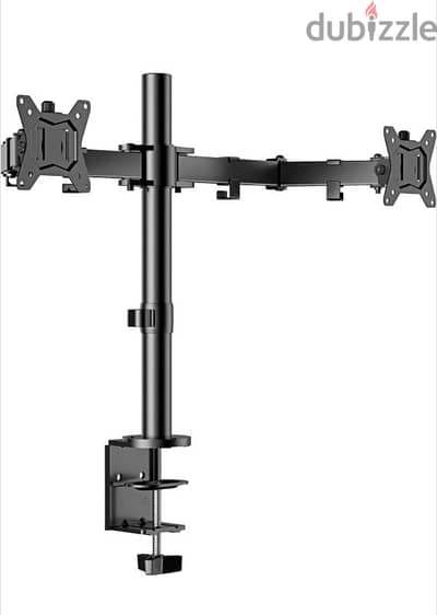 Dual Monitor Mount Stand For Desk Up To 32In  حامل شاشتين 32 بوصة