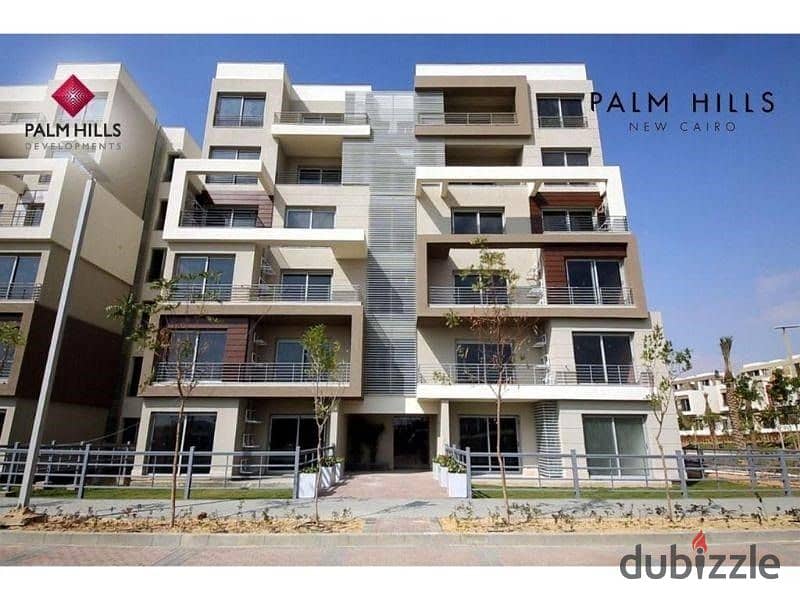 Apartment in Garden Resale, finished, ultra super luxury, with air conditioners and kitchen, in Palm Hills, New Cairo, Palm Hills, New Cairo 0