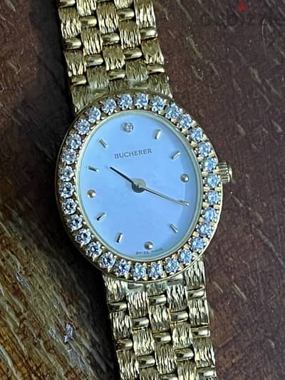 bucherer gold watch