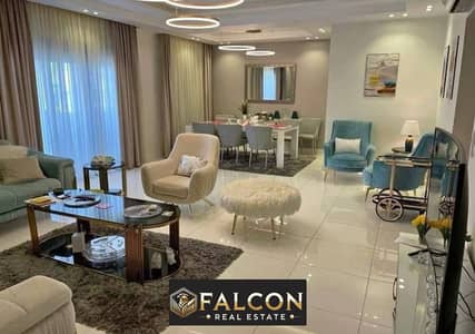 Pay 587K immediately a fully finished apartment 124m prime location minutes to Nile Corniche in Fustat Compound Directly on Salah Salem