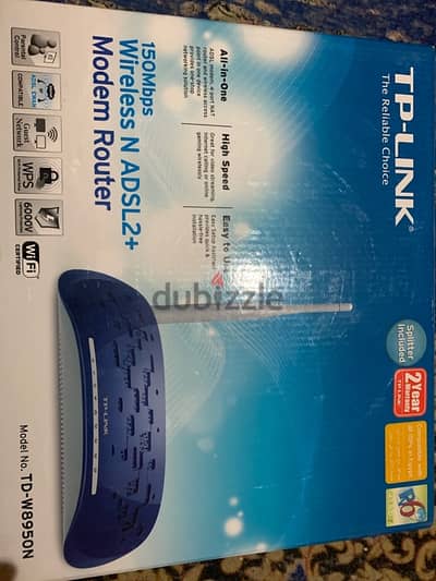 TP-LINK router راوتر تي بي لينك  TD-w8950n