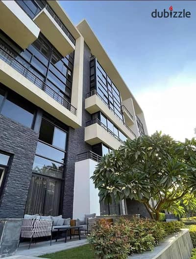 Distinctive apartment for sale with a private garden in Creek Town Compound in the best location in the Fifth Settlement