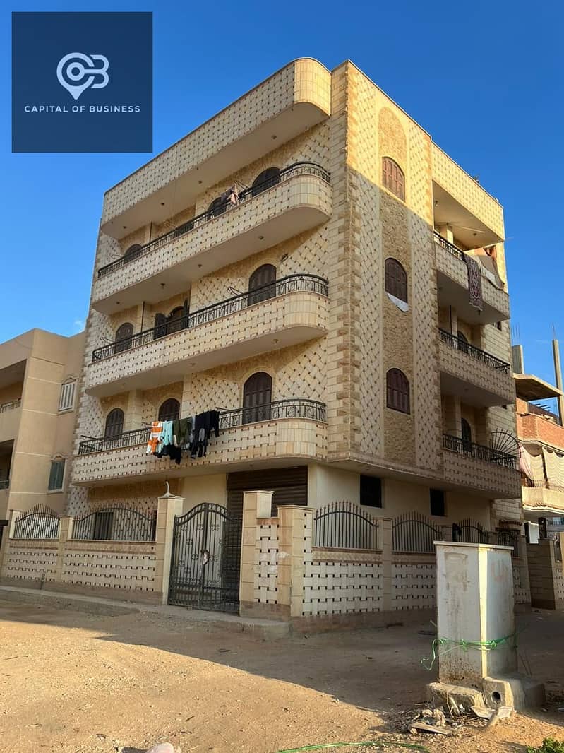 House for sale 3 floors, super lux, with an area of 208 m in the tenth of Ramadan 0