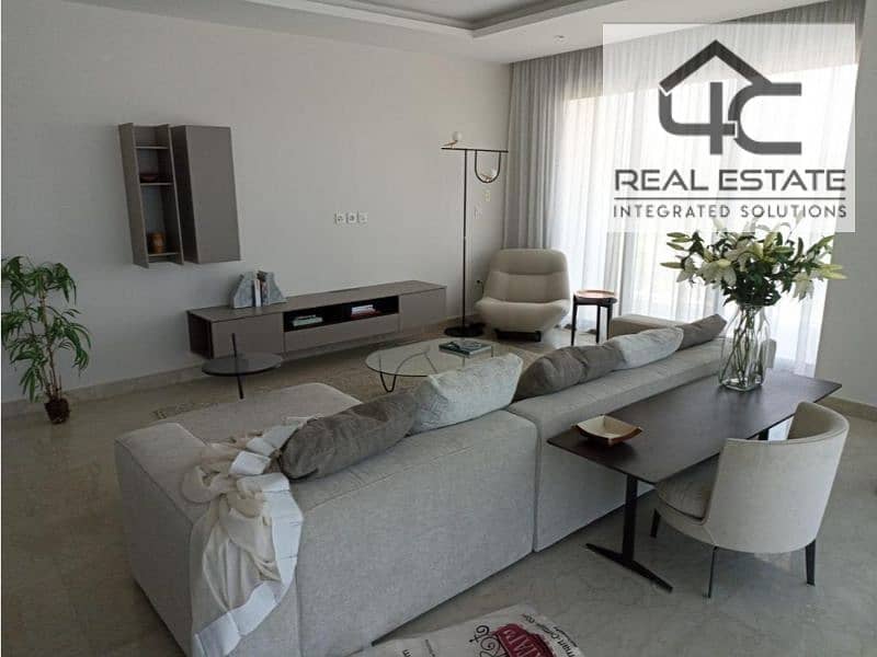 Apartment for sale in fifth settlement open view 146 m 2 bedrooms fully finished with ac/s with down payment and installments in Zed East Compound 0