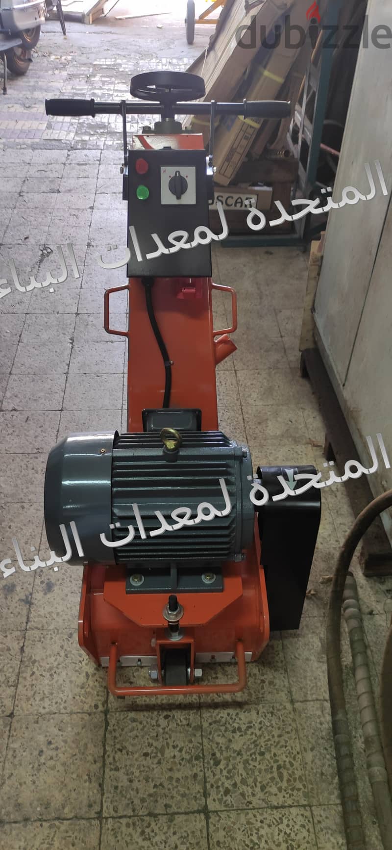 ماكينة تنقير وخربشة وزنبرة الخرسانة العملاقة - scarifying machine 2