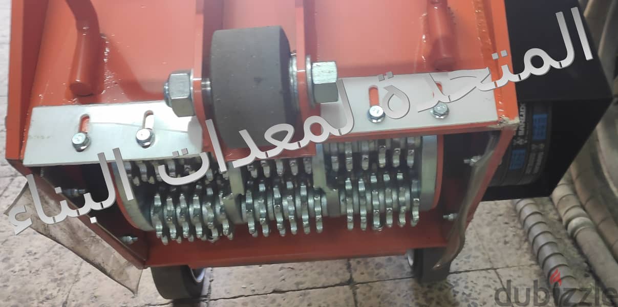 ماكينة تنقير وخربشة وزنبرة الخرسانة العملاقة - scarifying machine 3