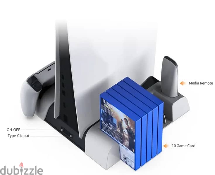 Dobe Multi Functioning Cooling Charging Dock for PS5 PlayStation 5 2