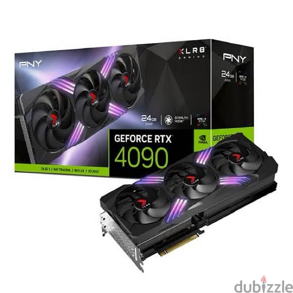 PNY NVIDIA GeForce RTX 4090 24GB GDDR6X with Triple Fan and DLSS 0