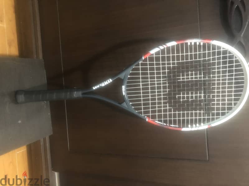 WILSON FUSION XL 2 STRUNG TENNIS RACKET 2