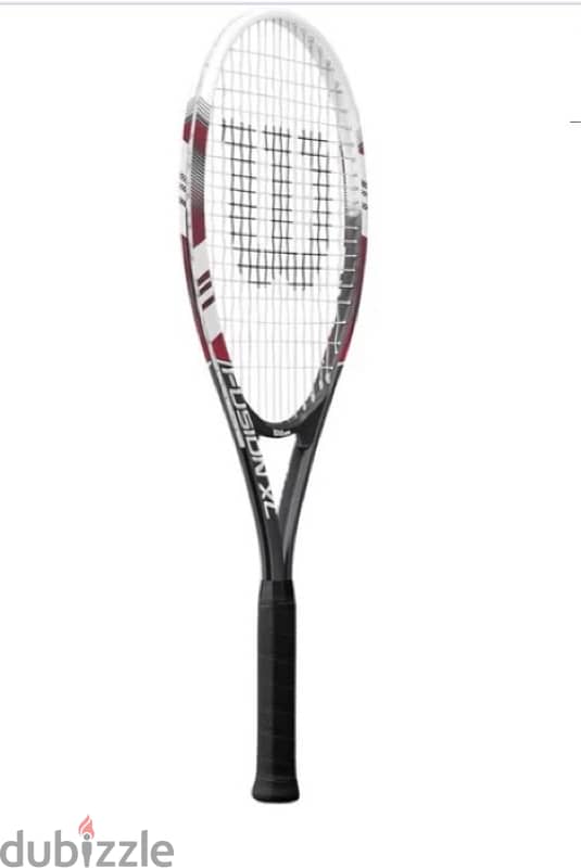 WILSON FUSION XL 2 STRUNG TENNIS RACKET 3