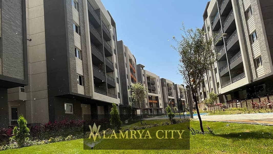 Apartment for sale in October Gardens, 199 sqm, located on Ahmed Zewail Road, with 6 months delivery. 0