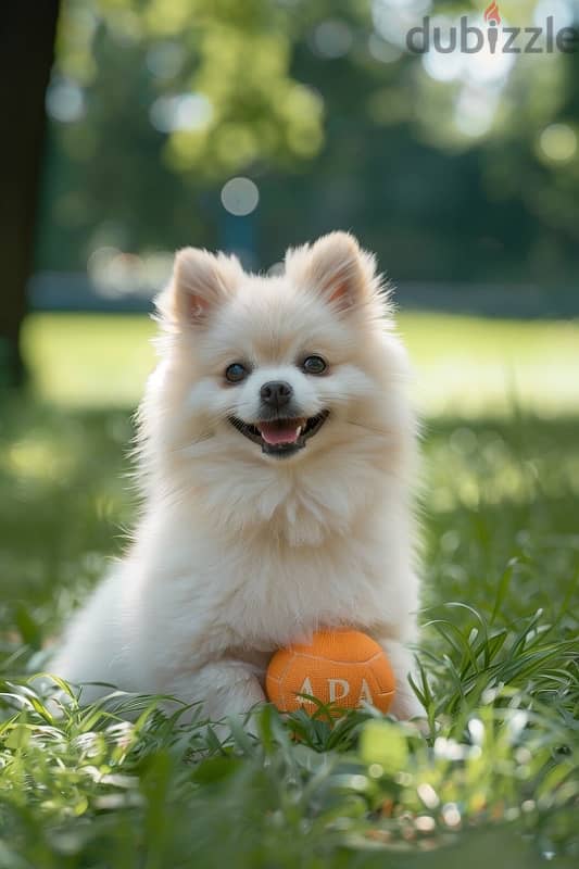 mini pomeranian dog 1