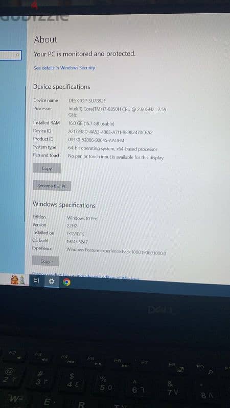 لاب dell precision 5530 used like new 0