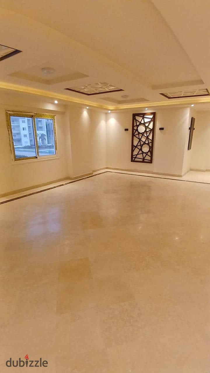 1,466,000 required, immediate receipt, fully finished 193 sqm apartment in New Heliopolis 0