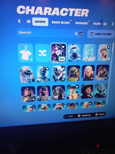 Fortnite account with 212 skins , 164 pickaxes , 109 emotes