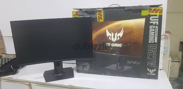 كسر زيرو. Asus TUF Gaming VG27WQ WQHDCurved-27 inch (2560x1440),