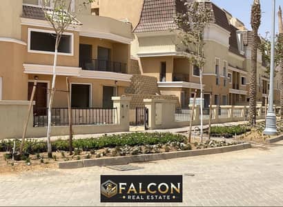 Villa for sale 5 room with 10% down payment in the best location in Sarai Compound with an open view with installments up to 8 years in Sarai Compound