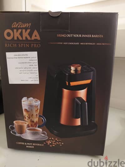 Okka rich spin Pro coffee machine