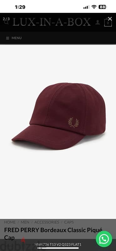 CAP Fred perry 1