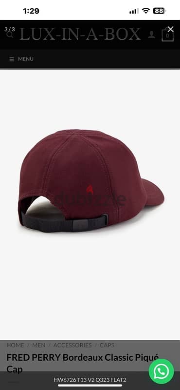 CAP Fred perry 2