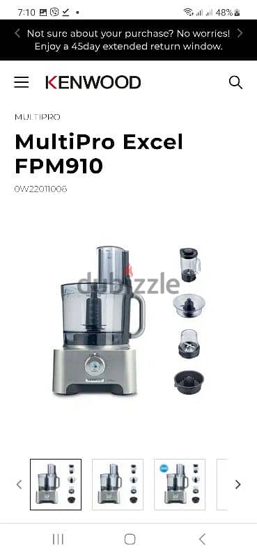 Kenwood Food Processor- multipro excel . . اكبر كيتشن ماشين موجود في مصر 2