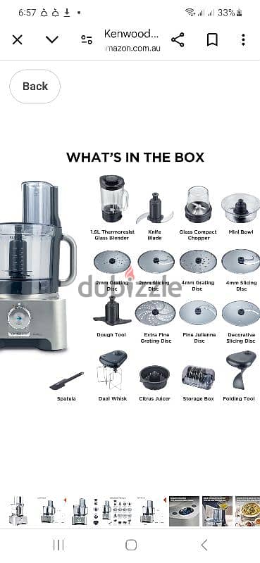 Kenwood Food Processor- multipro excel . . اكبر كيتشن ماشين موجود في مصر 3