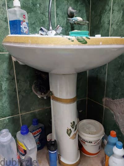 طقم حمام وحوض بركبة
