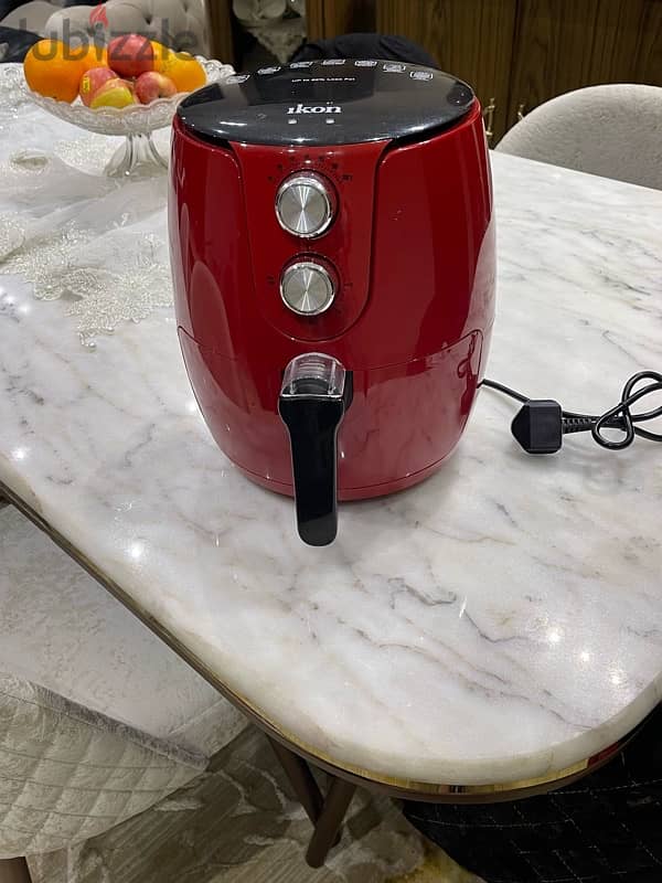 Ikon air fryer 2,5 Liter Red 1