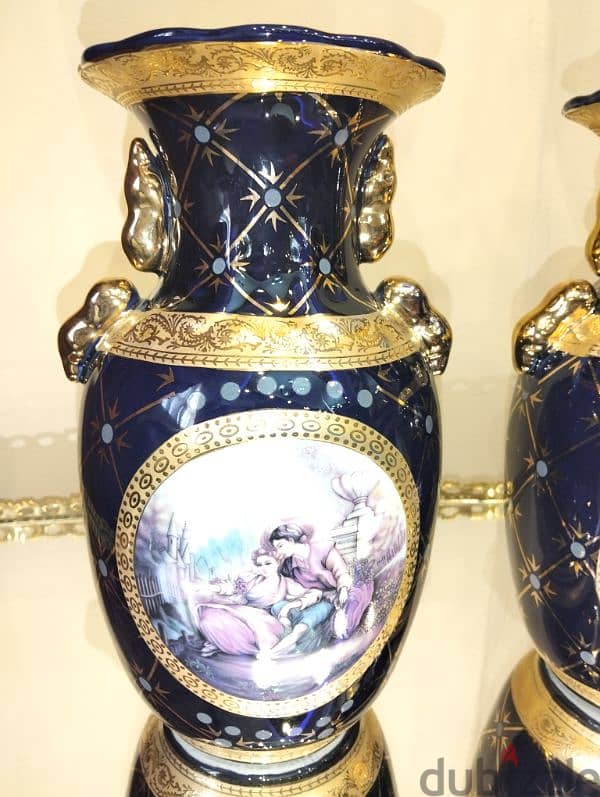 2 فازة روميو و جولييت فازه طول 30سم فاز vase 1