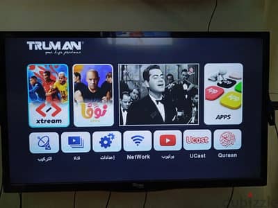 يونيون اير 55 بوصه سمارت 4k بحاله ممتازه