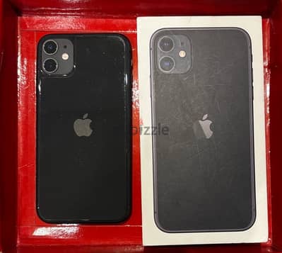 iphone 11 , black , 128GB