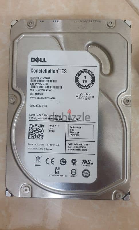 sas Hard disk 3.5 هارد ساس انش 4