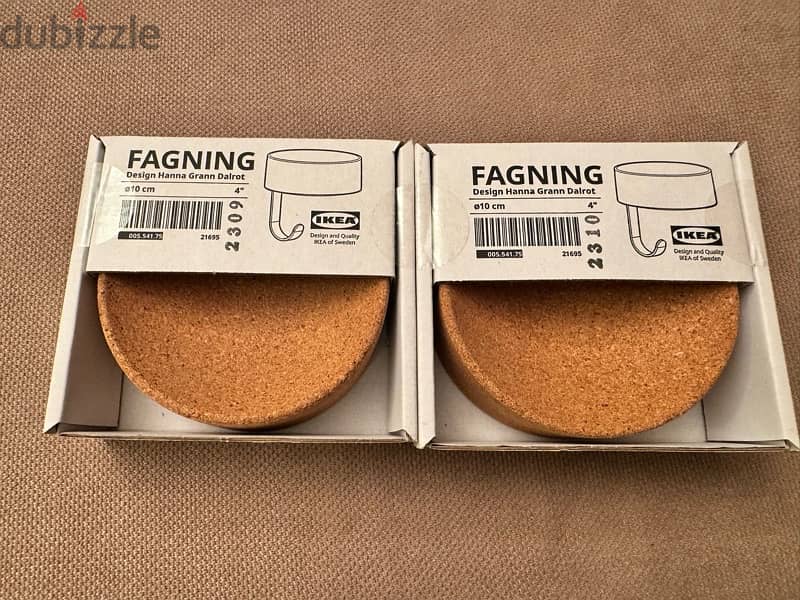 2 Brand New Ikea Fagning coaster+hanger 3