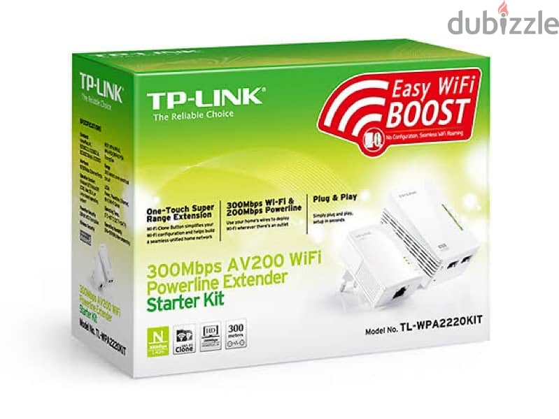 TP-Link Wi-Fi powerline extender موسع تغطية شبكة الواي فاي 0