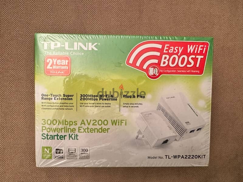 TP-Link Wi-Fi powerline extender موسع تغطية شبكة الواي فاي 2