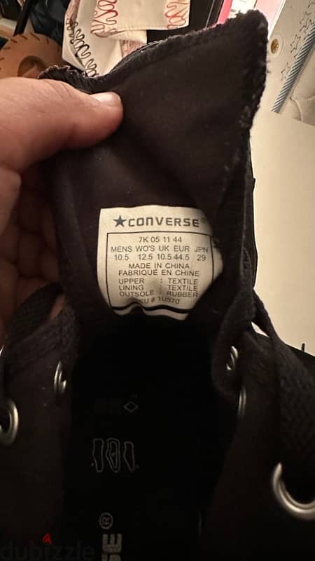 converse shoes size 44.5 3