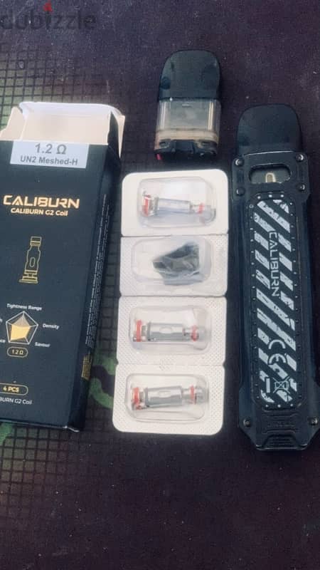 uwell caliburn tenet استخدام بسيط معاه 4 كويلات مقاومه 1.2 نفس سيجاره 1