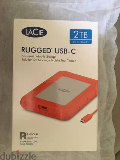 LACIE Rugged USB-C 2TB