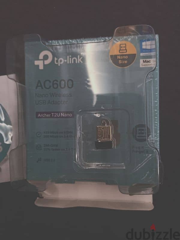 TP-Link Archer T2U Nano Mini - AC600 USB 2.0 Wifi Adapter | 2.4G/5G 4