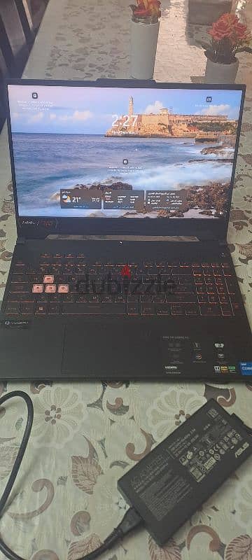 laptop asus tuf f15 gaming زيرو بالكرتونة و الشاحن 3