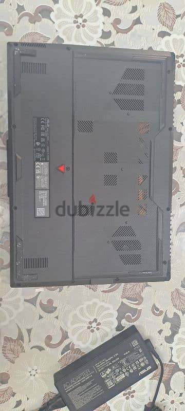 laptop asus tuf f15 gaming زيرو بالكرتونة و الشاحن 9