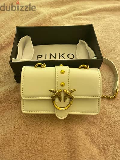 Pinko bag ( white ) mirror original