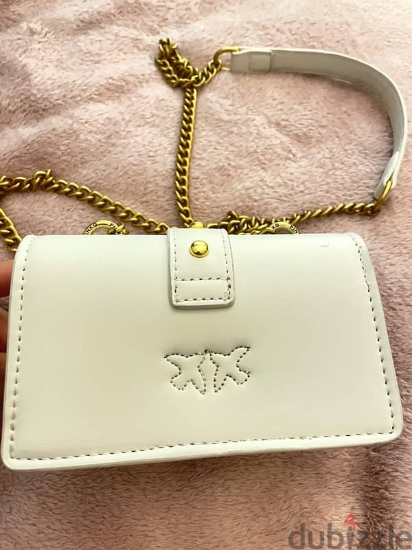 Pinko bag ( white ) mirror original 1